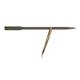 Devoto stainless steel tahitian tip, single barb