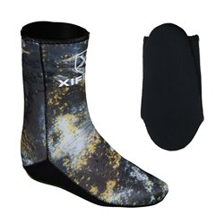 Xifias неопренови чорапи Camo Brown 3mm