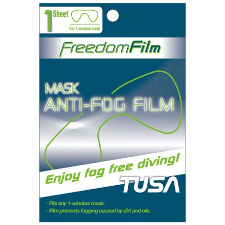 TUSA Freedom Anti-Fog Film for Single Lens Mask