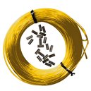 Epsealon Kit 25m mono-line nylon yellow 160 + 10pcs black Sleeves 165