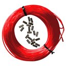 Epsealon Kit 25m mono-line nylon red 160 + 10pcs black Sleeves 165